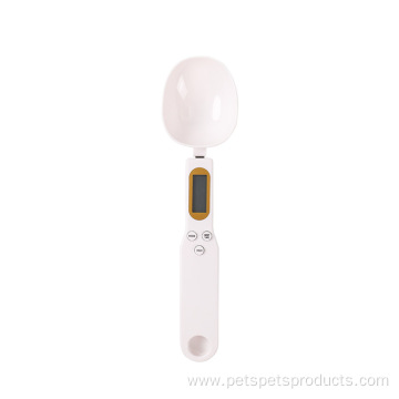 Pet electronic food weighing spoon product